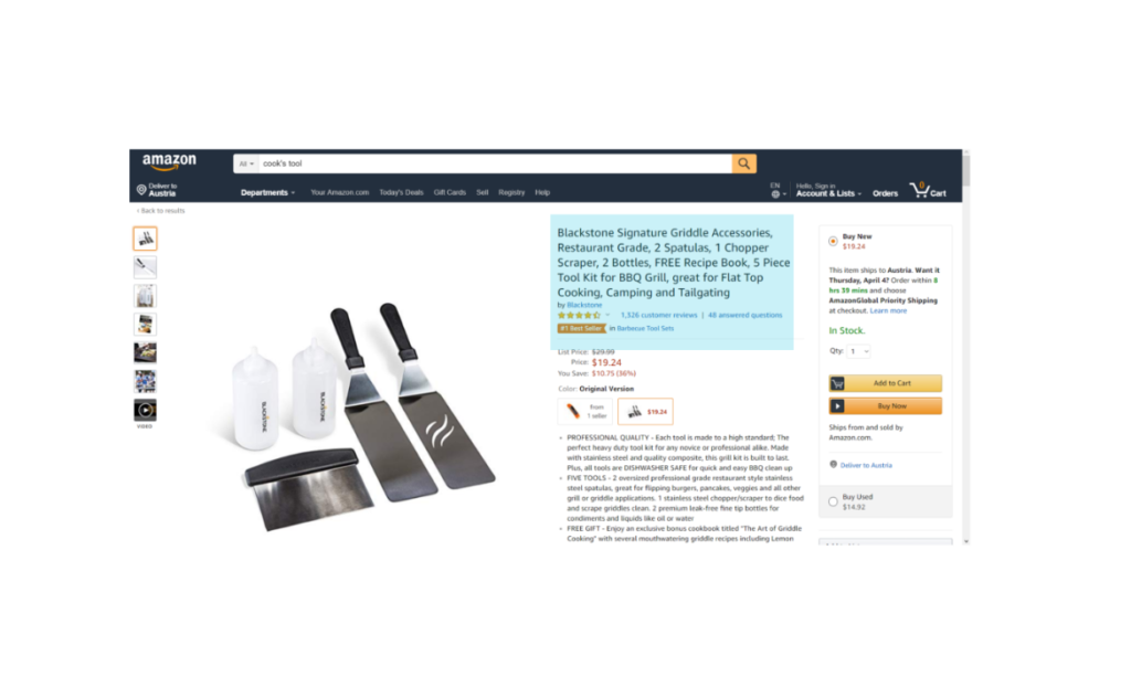 amazon listing optimizasyonu başlık