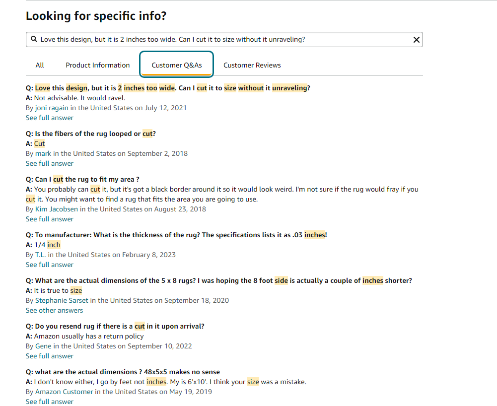 amazon listing optimizasyonu soru cevap